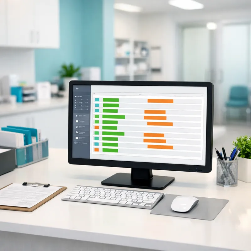 Dashboard de gestión de citas médicas mostrando confirmaciones y cancelaciones en tiempo real